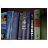 Assortment of Blue & Green Books