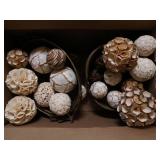 Brass Decorative Bowls with Schall Decorative Balls