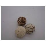 Brass Decorative Bowls with Schall Decorative Balls