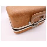 Vintage Smith Corona "Silent Super 5T" Typewriter Sand with Case and Brochure