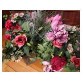 Assorted Lot of Planters Some with Artificial Plants