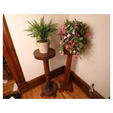 Two Vintage Plant Stands