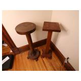 Two Vintage Plant Stands