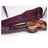 Vintage Violin Made in Germany with 2 Mother of Pearl Bows