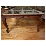 Solid Wood Coffee Table with Scroll leg detailing