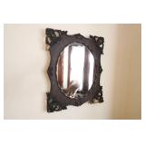 1880s Wood Carved Mirror