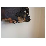 1880s Wood Carved Mirror