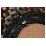 Old wooden frame Repurposed into Cork tac board