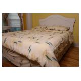 Full size Perdue woodworks  metal Bed frame and head board.