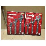 Husky Double-Speed Adjustable Wrench Set (3-Piece)  in good condition