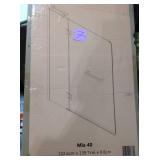 Schon Mia 40 in. x 55 in. Semi-Framed Hinge  Door in Chrome and Clear Glass Door Only (Tub and Shower are not include) in  good condition