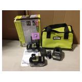 18-Volt ONE+ Lithium-Ion LITHIUM+ HP 3.0 Ah High Capacity Battery (2-Pack) plus Charger & bag  in good condition
