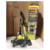 RYOBI ONE+ 18-Volt Lithium-Ion Cordless String Trimmer/Edger - 4.0 Ah Battery and Charger Included  in good condition
