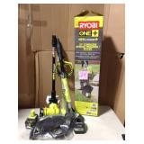 RYOBI ONE+ 18-Volt Lithium-Ion Cordless String Trimmer/Edger - 4.0 Ah Battery and Charger Included  in good condition