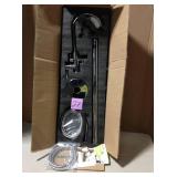 1-Handle Freestanding Floor Mount Roman Tub Faucet Bathtub Filler with Hand Shower in Chrome by AKDY  in good condition