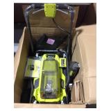 18 in. 40-Volt 2-in-1 Lithium-Ion Cordless Battery Walk Behind Push Mower 4.0 Ah Battery/Charger Included  in good condition