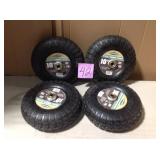 Farm and Ranch 10 in. Pneumatic Tire (4-Pack)  in good condition