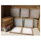 AAF Flanders 12 in. x 12 in. x 1 in. No-Metal Fiberglass Air Filter (12 per Case)  in good condition