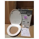 American Standard Fluent Elongated Slow Closed Front Toilet Seat in White  in good condition