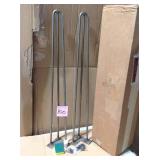Industrial By Design - 16” Hairpin Table Legs  in good condition