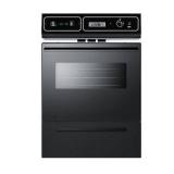 Summit Appliance 24 in. Single Gas Wall Oven in Black NOT USED