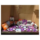 Assorted Philips and Magnabox Foldable Headphones new and like New conditions