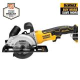 DEWALT ATOMIC 20-Volt MAX Cordless 4-1/2 in. Circular Saw (Tool-Only) not used