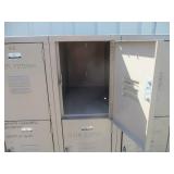 12 COMPARTMENT LOCKER