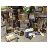 ASSORTED HAMPTON BAY/ HOME DECOR COLLECTION LIGHTS/CEILING LIGHT FANS! CUSTOMER RETURNS SEE PICS!