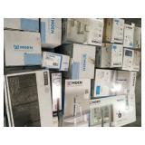 PALLET WITH MOEN COMPLETE FAUCET SETS! SEE PICS!