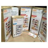 HDX SHELVING WITH DIFFERENT SIZES! CUSTOMER RETURNS SEE PICS!