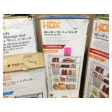 HDX SHELVING WITH DIFFERENT SIZES! CUSTOMER RETURNS SEE PICS!