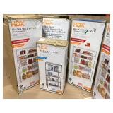 HDX SHELVING WITH DIFFERENT SIZES! CUSTOMER RETURNS SEE PICS!