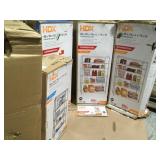 HDX SHELVING WITH DIFFERENT SIZES! CUSTOMER RETURNS SEE PICS!