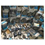 PALLET WITH MOEN SHOWERHEADS DIFFERENT STYLES/MODELS! CUSTOMER RETURNS SEE PICS!