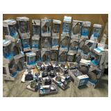 PALLET WITH MOEN SHOWERHEADS DIFFERENT STYLES/MODELS! CUSTOMER RETURNS SEE PICS!