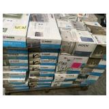 PALLET WITH MOEN FAUCETS FOR PARTS! CUSTOMER RETURNS SEE PICS!