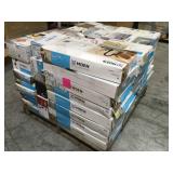 PALLET WITH MOEN FAUCETS FOR PARTS! CUSTOMER RETURNS SEE PICS!