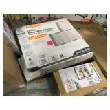 HDX SHELVING AND CABINETS DIFFERENT SIZES! CUSTOMER RETURNS SEE PICS!