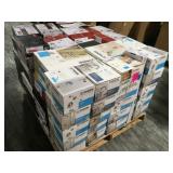 PALLET WITH ASSORTED MOEN/ PFISTER & DELTA COMPLETE FAUCET SETS! CUSTOMER RETURNS SEE PICS!