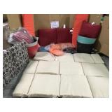 ASSORTED CUSHIONS DIFFERENT COLORS/STYLES! CUSTOMER RETURNS SEE PICS!