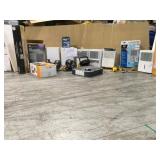 PALLET WITH ASSORTED HUMIDIFIERS/ HEATER/ FANS/ AIR COOLERS! CUSTOMER RETURNS SEE PICS!