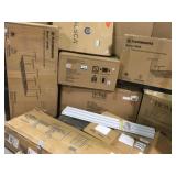 PALLET WITH GARAGE RACKS AND OTHER CABINETS! CUSTOMER RETURNS SEE PICS!