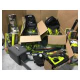 RYOBI OUTDOOR ASSORTED TOOLS! CUSTOMER RETURN SEE PICS!
