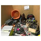 MIXED WITH ASSORTED USED TOOLS AND PLANTERS WITH OTHER MISC TOOLS/STUFF! CUSTOMER RETURNS SEE PICS!