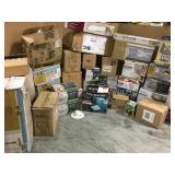 HAMPTON BAY/ NUTONE CEILING FAN LIGHTS/ BATHROOM FANS! CUSTOMER RETURNS SEE PICS!