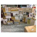 MIXED PALLET WITH ASSORTED HAMPTON BAY/ HOME DECOR COLLECTION CEILING FAN WITH LIGHT! DIFFERENT TYPES/MODELS! CUSTOMER RETURNS SEE PICS!