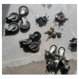 Casters of Various Sizes - Most Sets of 4 from 2" Diameter Wheels to 4"