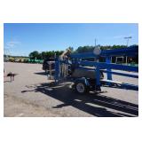2012 Genie TZ-50 Tow Behind Boom Lift With Hydro Drive