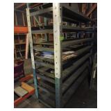 F.O.K. SOLID STEEL SHELVING UNIT